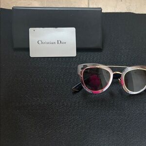 Dior Pink and Black Sunglasses